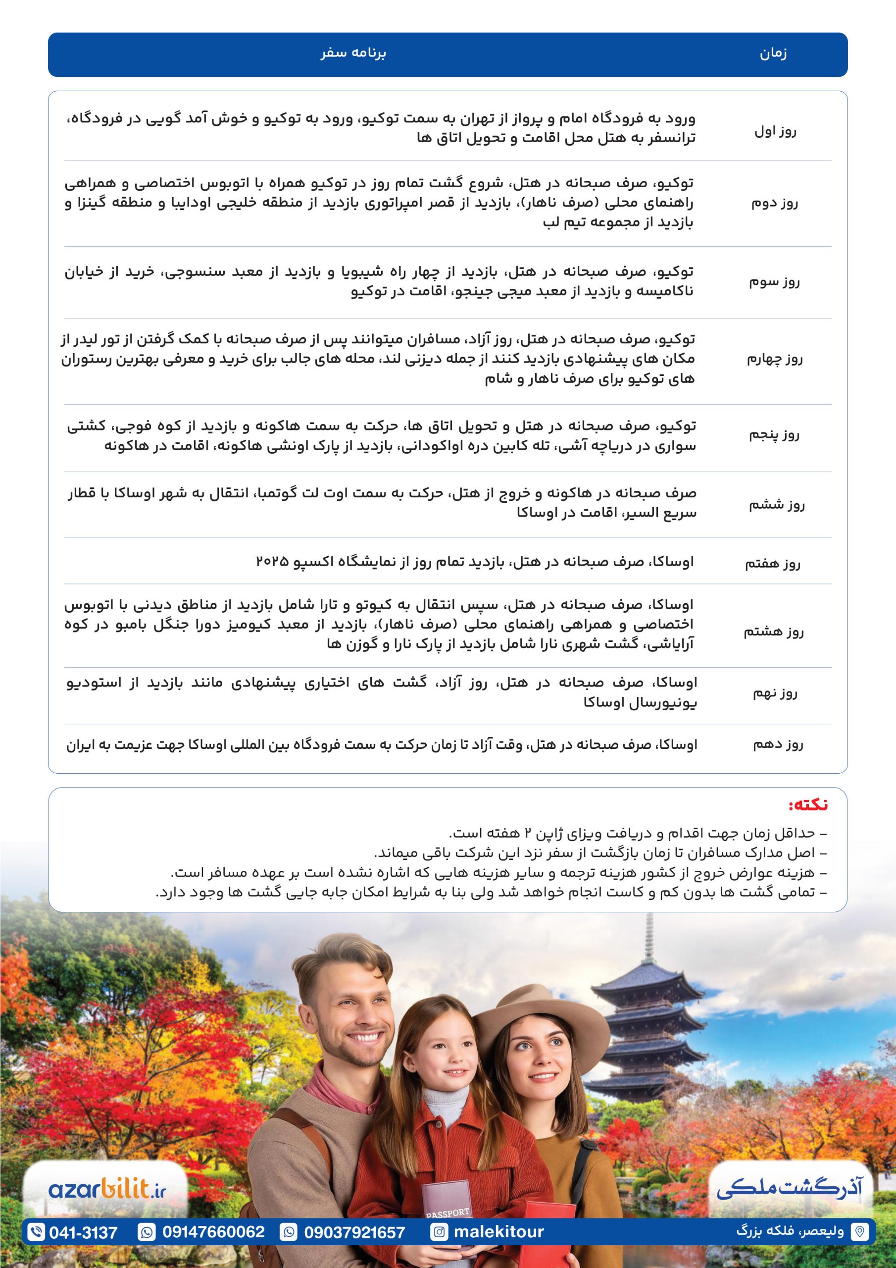 پکیج تور ژاپن اکسپو 2025