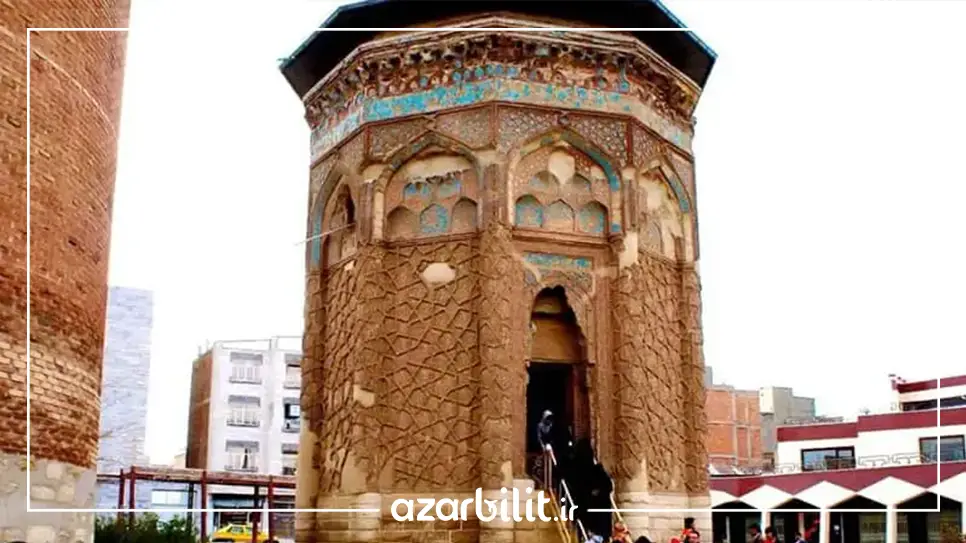 گنبد کبود مراغه قبل از آسیب جنگ